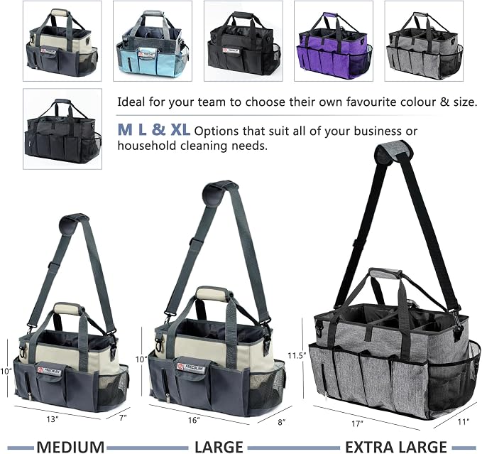 Large Cleaning Caddy for Suppliers Organizer, Wearable Cleaing Bag, Cleaning - Image 7