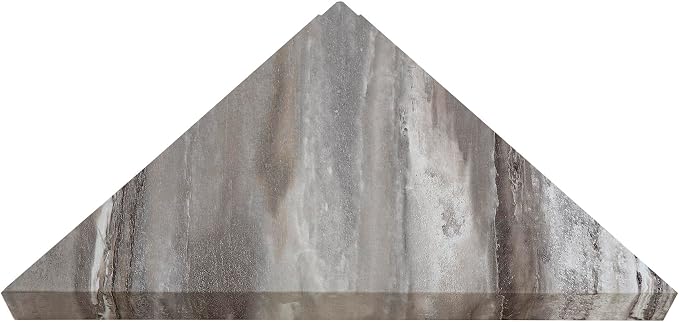 Palisade Vinyl Waterproof Corner Shower Shelf in Louvre Granite - Image 4