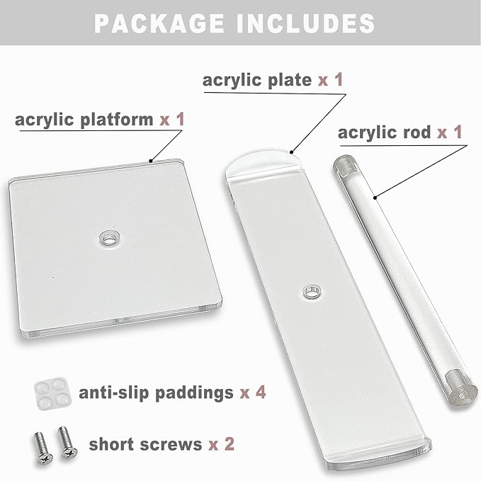 Bigfety Acrylic Headband Holder, Hair Accessories Organizer Clear Stand - Image 6