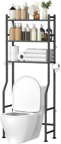 3-Tier Over The Toilet Storage, Space Saver Metal Bathroom Shelves, by QualityHomewareTimlessComfort