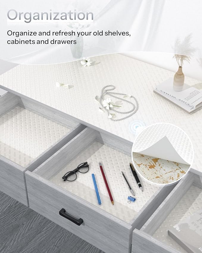 Shelf and Drawer Liner for Kitchen Cabinet, Non-Adhesive 24in x 240in - Image 5