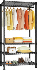 Ulif H2 Heavy Duty Clothes Rack, Freestanding 4 Tiers Garment Rack by Ulif