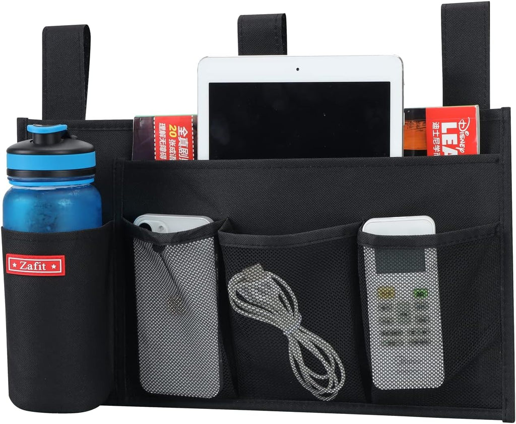 Zafit Hanging Bedside Caddy, Bedside Storage Organizer for Magazine