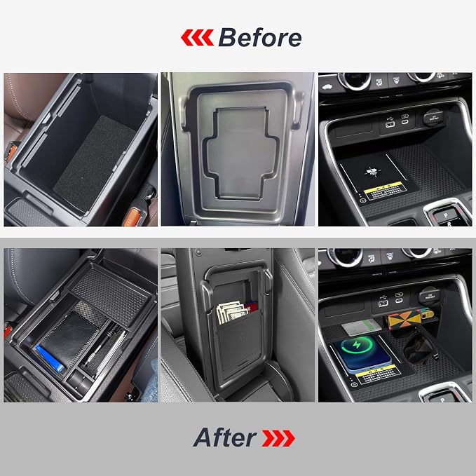 3PCS Center Console Organizer Compatible - Image 3