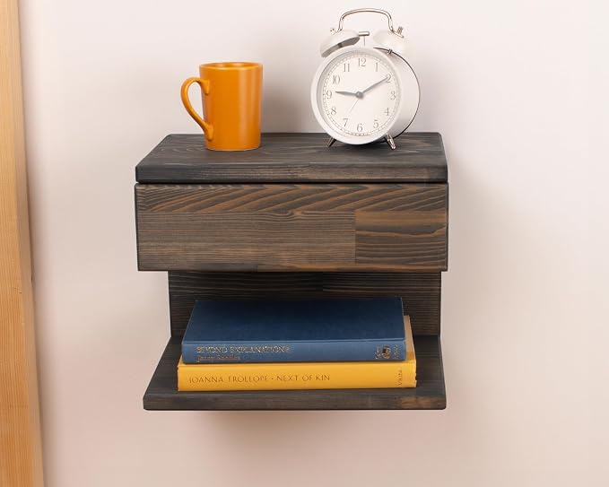 Floating Nightstand Side Accent or End Table - Image 4