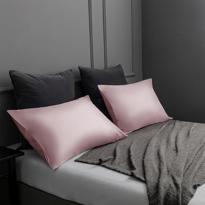 TELUS Pillow Cases Queen Size 2 Pack, Bamboo Rayon & Lyocell Pillowcase - Image 8