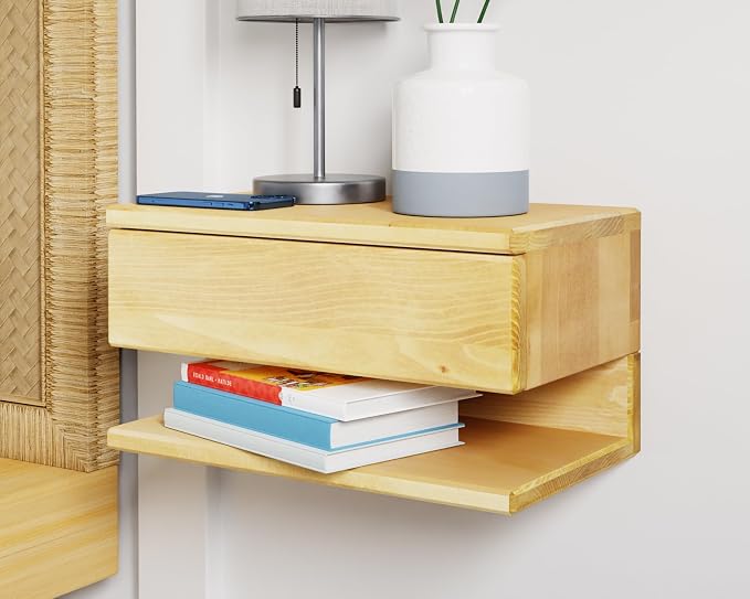 Floating Nightstand Side Accent or End Table - Image 2