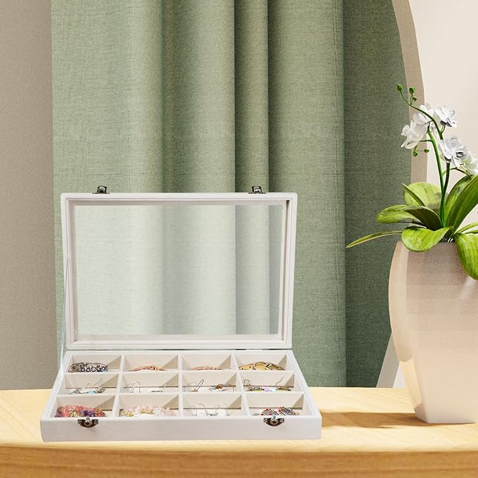 Stratalife Jewelry Organizer Bracelet Organizer Storage Box 12 Grid Stackable - Image 4