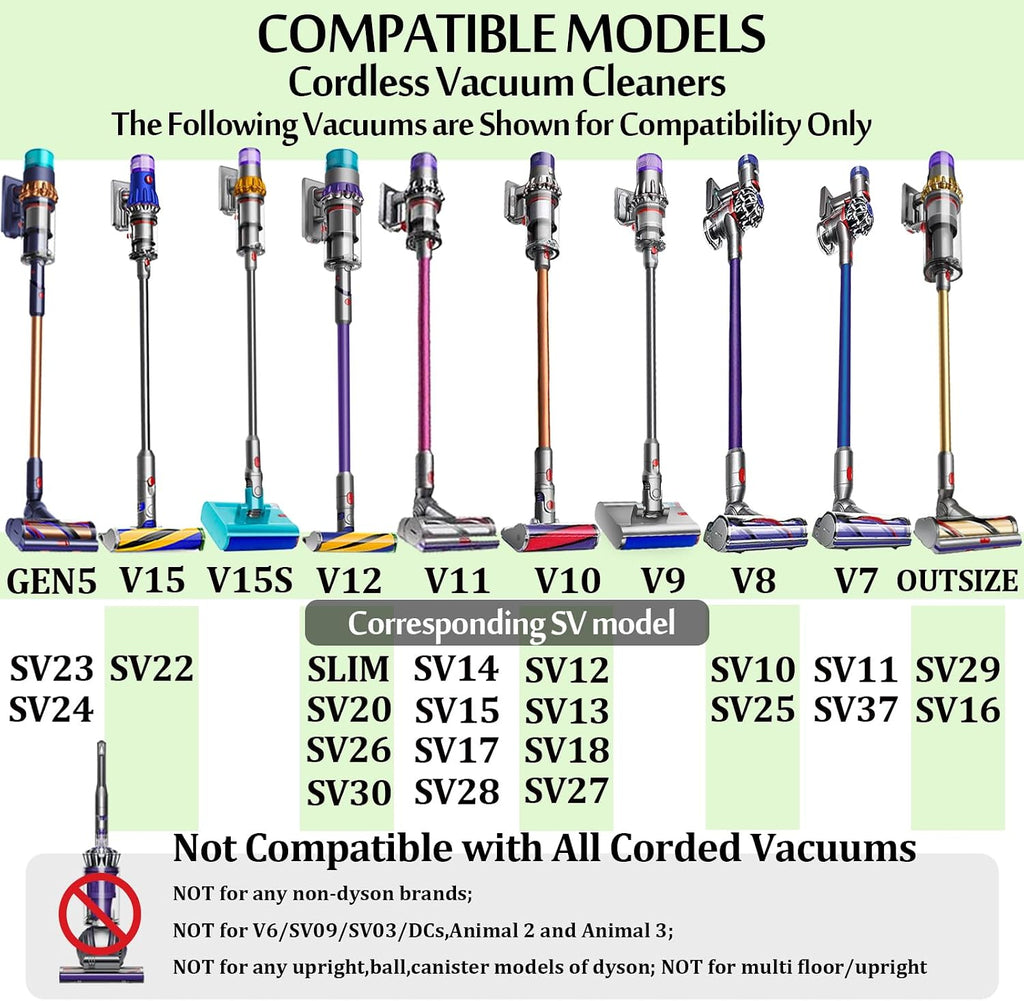 RTop Attachments Holder Compatible with Dyson Gen5 V15 V12 V11 V10 V8