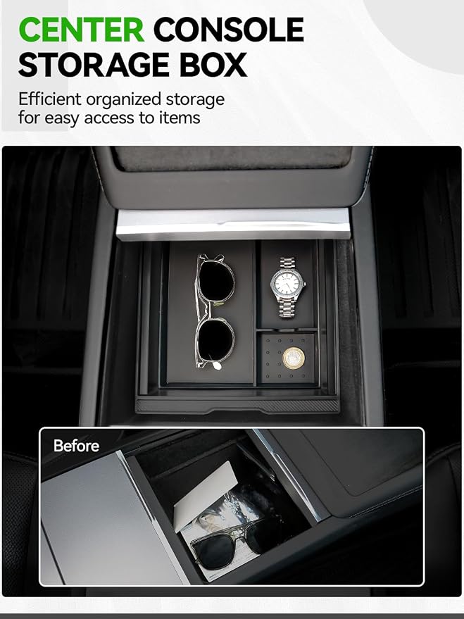 7PCS Center Console Organizer Tray - Image 3