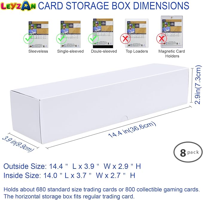 Trading-Card Storage Box, 14.4 INCH Horizontal - Image 6