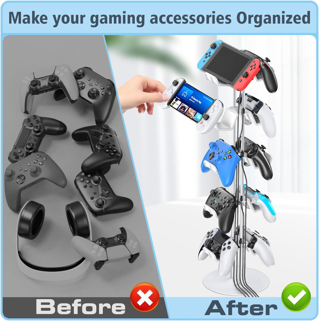 Kytok Gamer Gifts, Headset Stand 5 Tiers with Cable Organizer