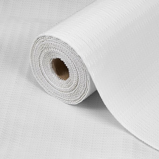 Drawer Shelf Liner for Kitchen Cabinets Non-Adhesive, Non Slip Shelf Paper by TheBaDaz