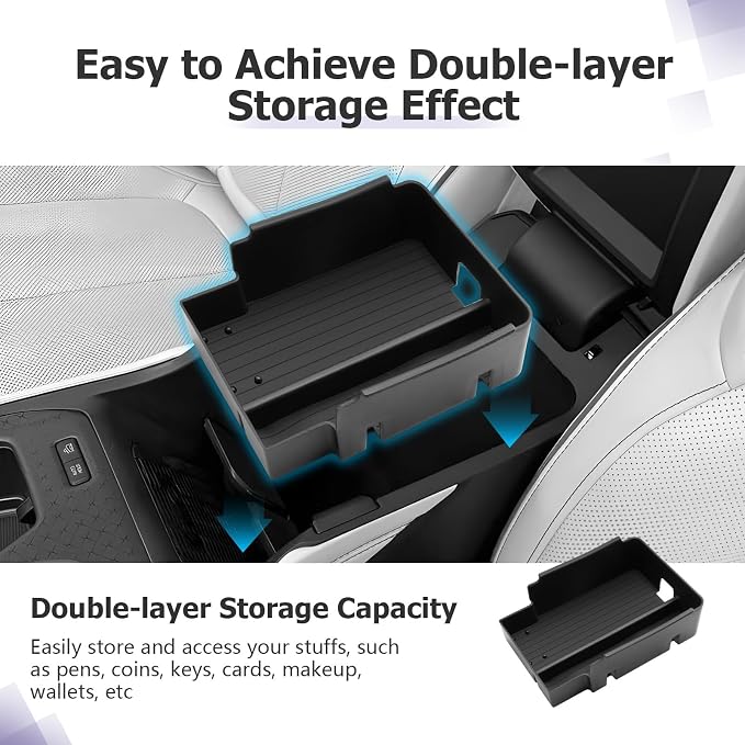 LUWU 2025 Wagoneer S Center Console Organizer - Image 4