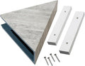 Palisade Vinyl Waterproof Corner Shower Shelf in Wind Gust/Urban Coast by PalisadeWallTilesandPlanks
