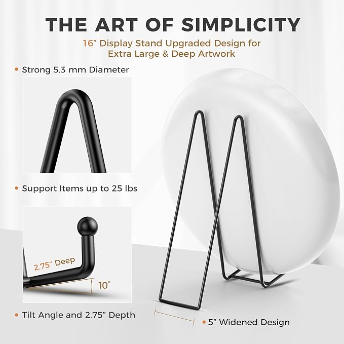 TR-LIFE 16 Inch Heavy Duty Plate Stand - Image 2