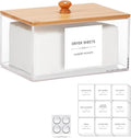 Dryer Sheet Holder with 30 waterproof Labels, Acrylic made tissue box holder by ZUHSANHOMEDECORS