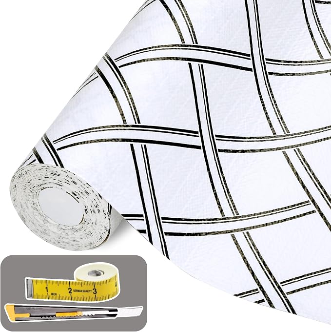 Drawer and Shelf Liner for Kitchen Cabinet: 17 in X 30 Ft Non Slip Waterproof by Kimhan