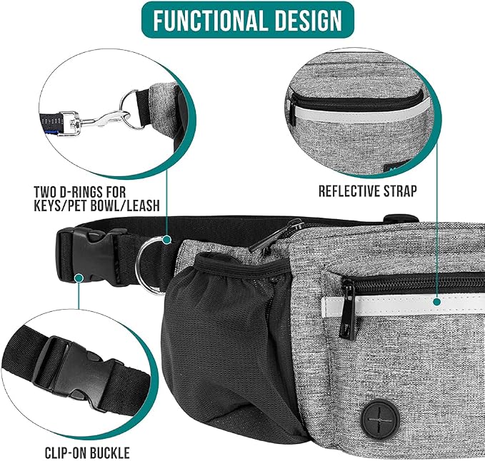 PetAmi Dog Fanny Pack, Treat Pouch - Image 4
