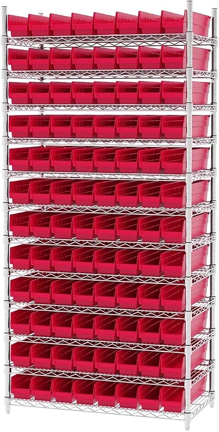 Akro-Mils 30128 Plastic Shelf Bins, Heavy Duty Storage Bins - Image 7
