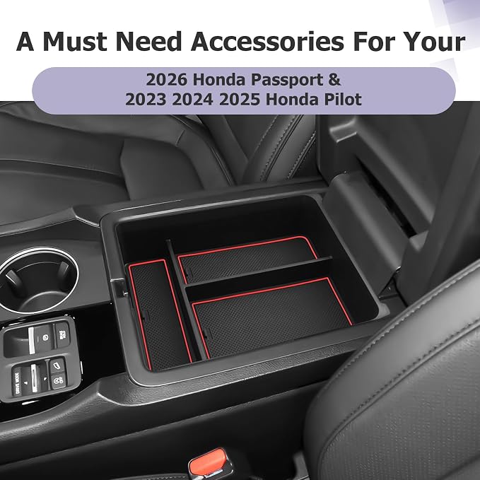 LUWU 2026 Passport Center Console Organizer Compatible - Image 7