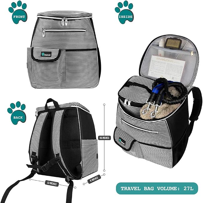 PetAmi Dog Travel Bag Backpack, Airline Approved Dog Bags - Image 2