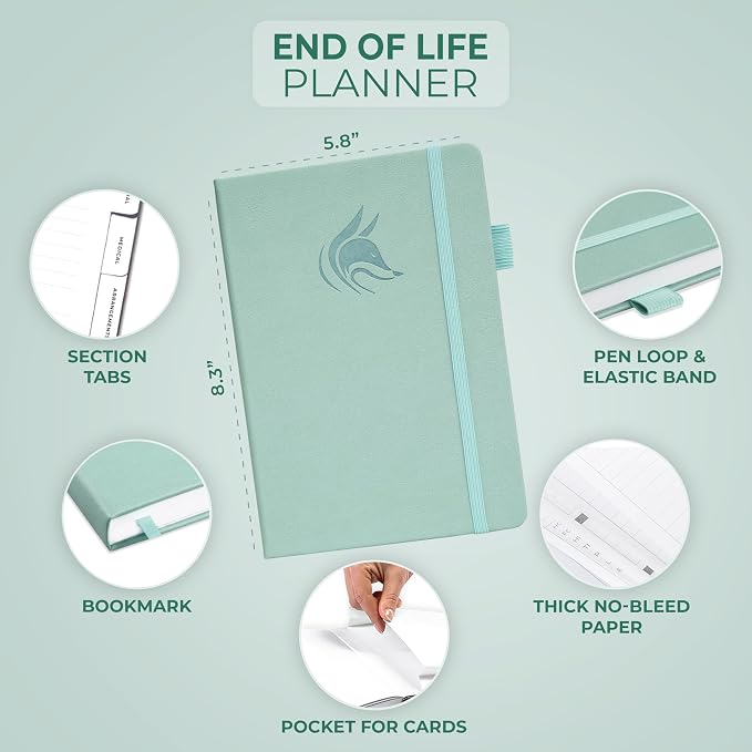 Clever Fox End of Life Planner – Final Arrangements Organizer - Image 2