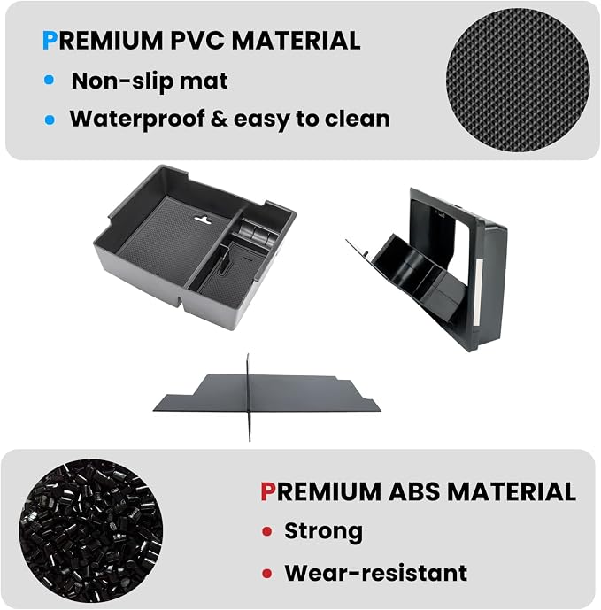3PCS Center Console Organizer Compatible - Image 7