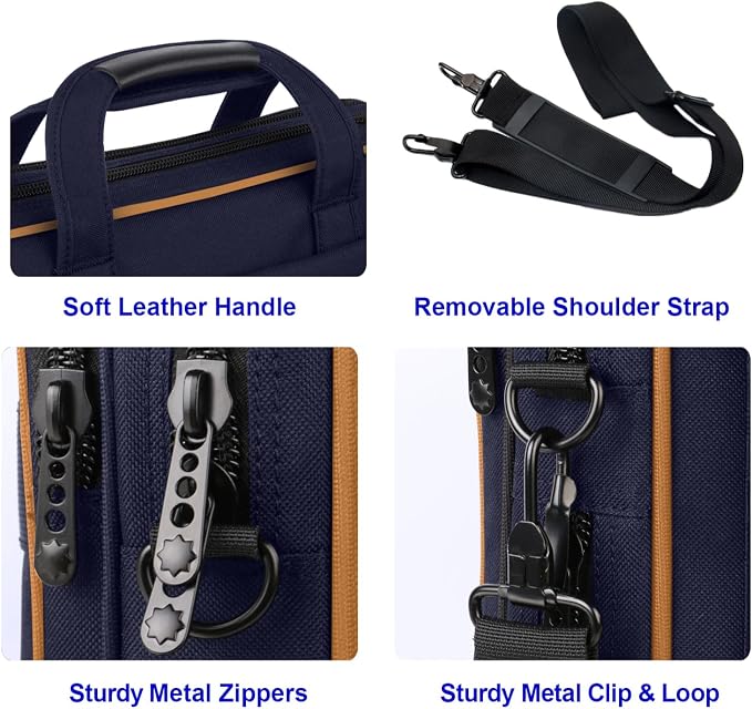 Taygeer Briefcases for Men, Water Resistant Laptop Bag 15.6 Inch for Business - Image 5