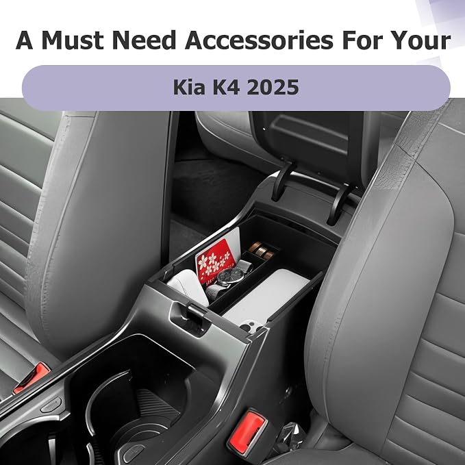 LUWU 2025 K4 KIA Center Console Organizer Compatible - Image 7
