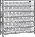 Quantum Storage Systems 1839-103CL Solid Heavy Duty 7 Shelves 48 Economy Clear by QuantumStorageSystems