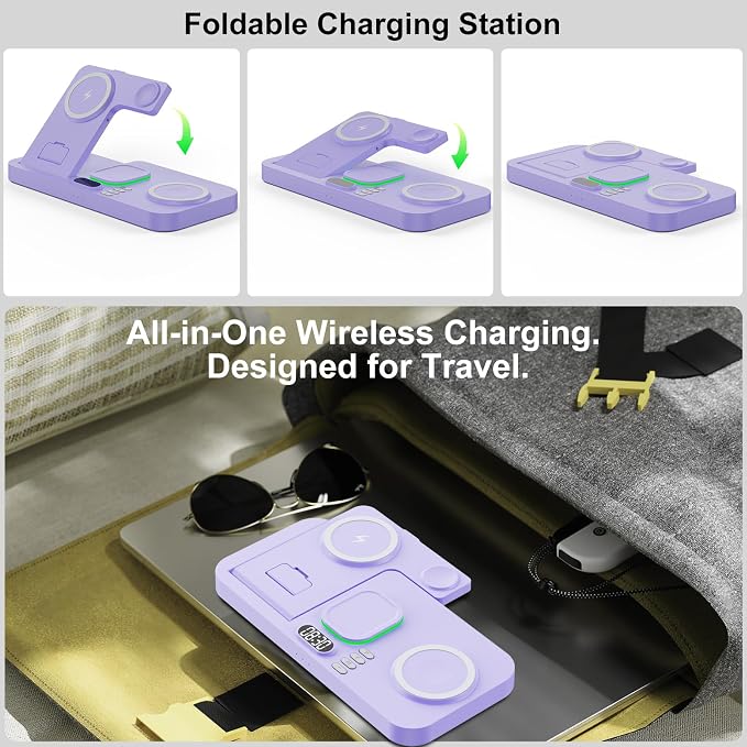 Dual Phone Magnetic Wireless Charging Station - Image 6