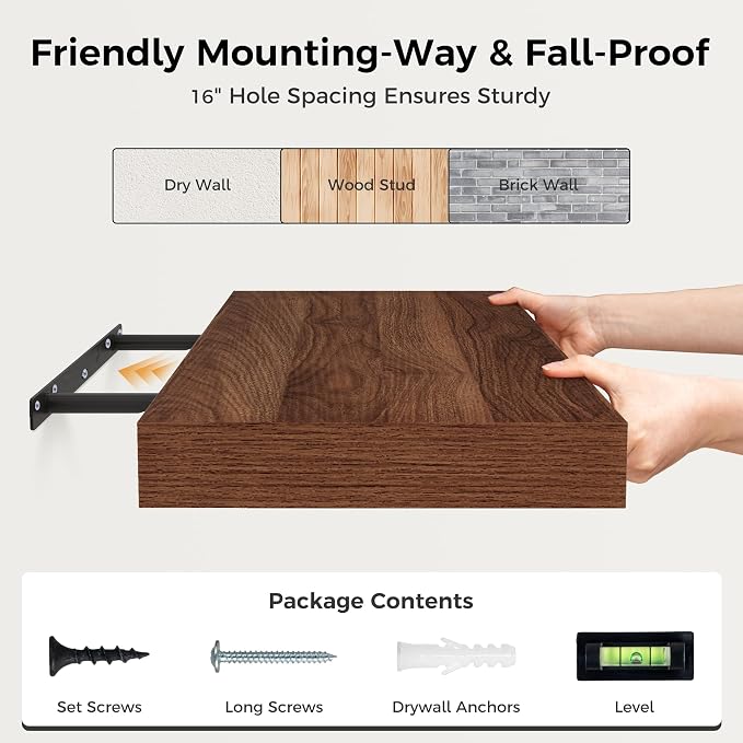 Floating Shelves 48 Inch Long, 12 Inch Deep Floating Shelves - Image 8