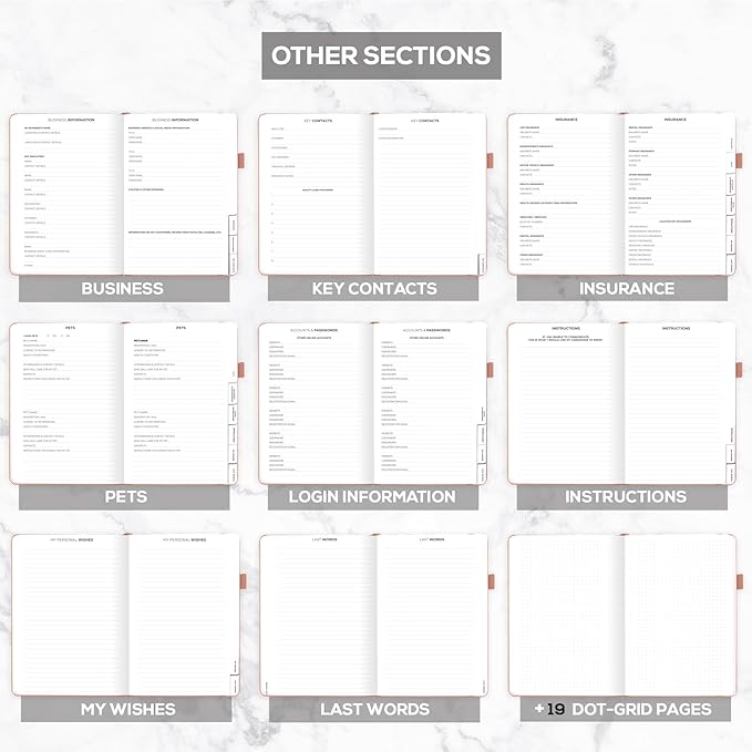 Clever Fox End of Life Planner – Final Arrangements Organizer - Image 6