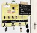 Key Holder for Wall Mount, Farmhouse Mail and Key Holder for Wall Hanger by HEKOOLA