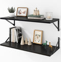 Deep Floating Shelves Wall Mounted, Living Room, Office by Acovy