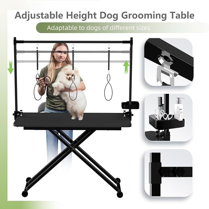 VFK 47" Adjustable Dog Grooming Table - Image 5