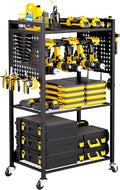 VEVOR 4-Tier Tool Organizer Cart, 150 lbs Load Capacity, Floor Stand Rolling by VEVOR
