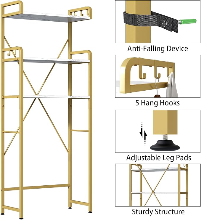 Over The Toilet Storage Rack - Image 6