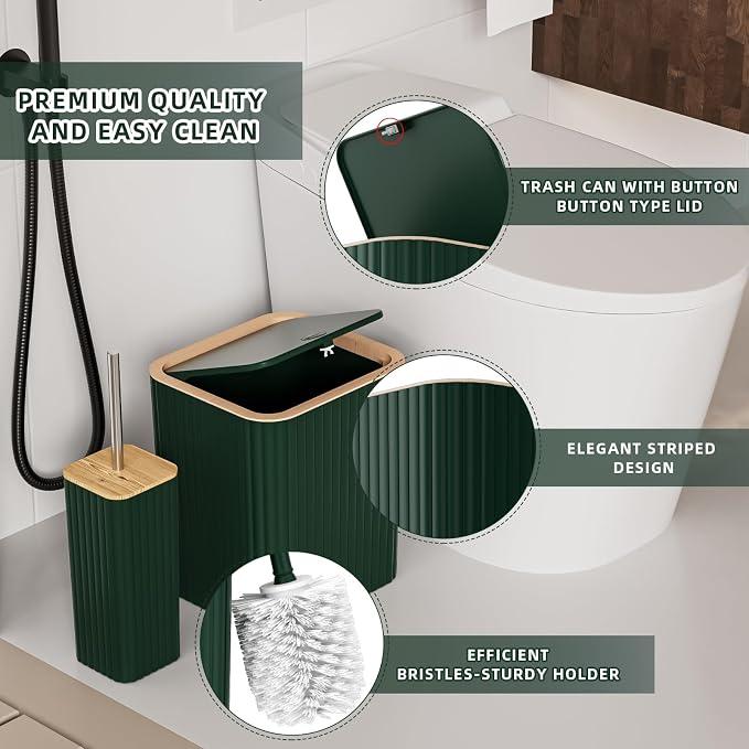Bathroom Set - Elegant Green Bathroom Set, Bathroom Sets - Image 7