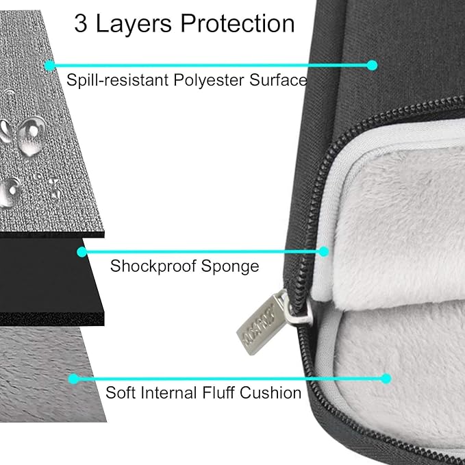 MOSISO Laptop Case 24 inch, 24 inch Laptop Sleeve Compatible - Image 2