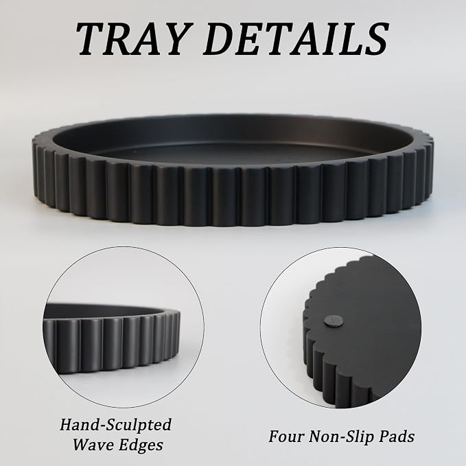 Decorative Coffee Table Tray, Modern Organizer - Image 6
