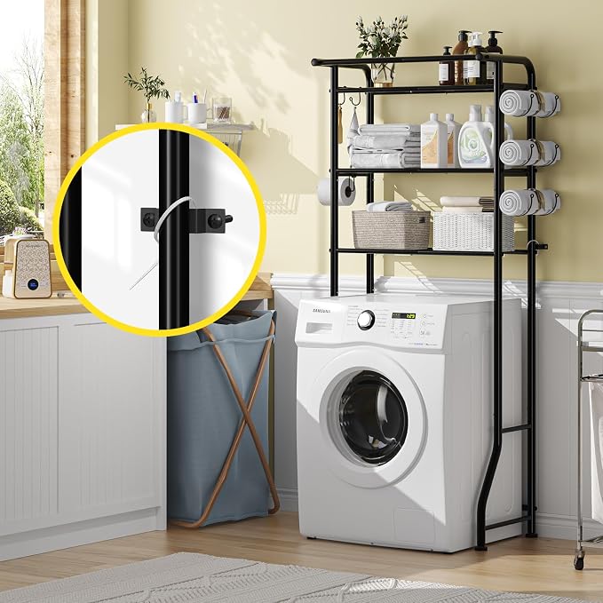 Simple Trending 3 Tier Over The Toilet Rack, Shelf Bathroom, Bathroom Stand - Image 5