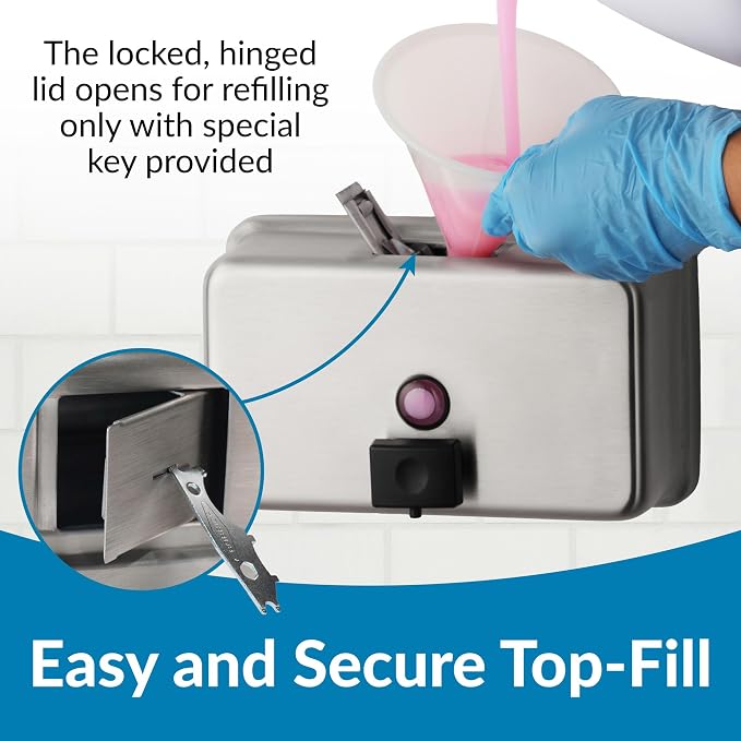 Bobrick Surface-Mounted Soap Dispenser - Image 5