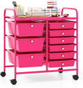 Giantex 9 Drawers Rolling Cart, Classroom Organizers, Storage Cart by Giantex