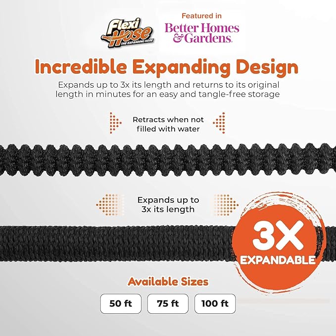Flexi Hose Lightweight Expandable Garden Hose, 50FT - Image 2