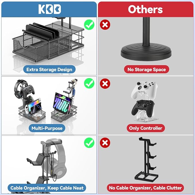 KDD Headphone Stand with Drawer - Image 7