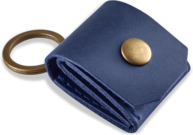 Leather SD Card Holder Keychain, SD Card Case Key Fob, Micro SD Card Holder - Image 9