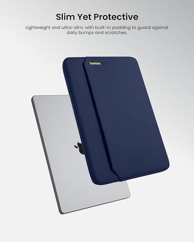 tomtoc Slim Laptop Sleeve Case for 13-inch New MacBook Air M4/A3420 M3/A3113 - Image 2