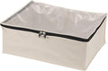 Household Essentials 3364-1 Cotton Canvas Blanket Storage Bags | Natural by HouseholdEssentials